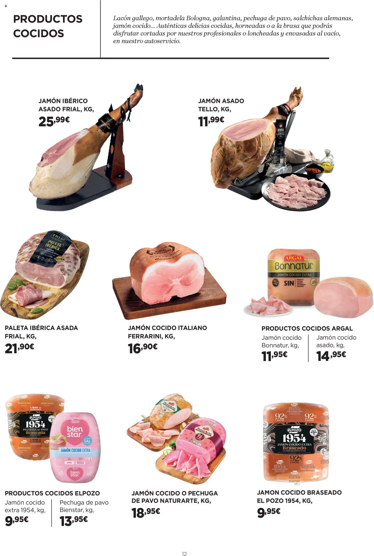 Supercor Canarias │ válido desde el 29.01.2026 | Página: 12 | Productos: Jamón ibérico, Jamón, Jamón cocido, Mortadela