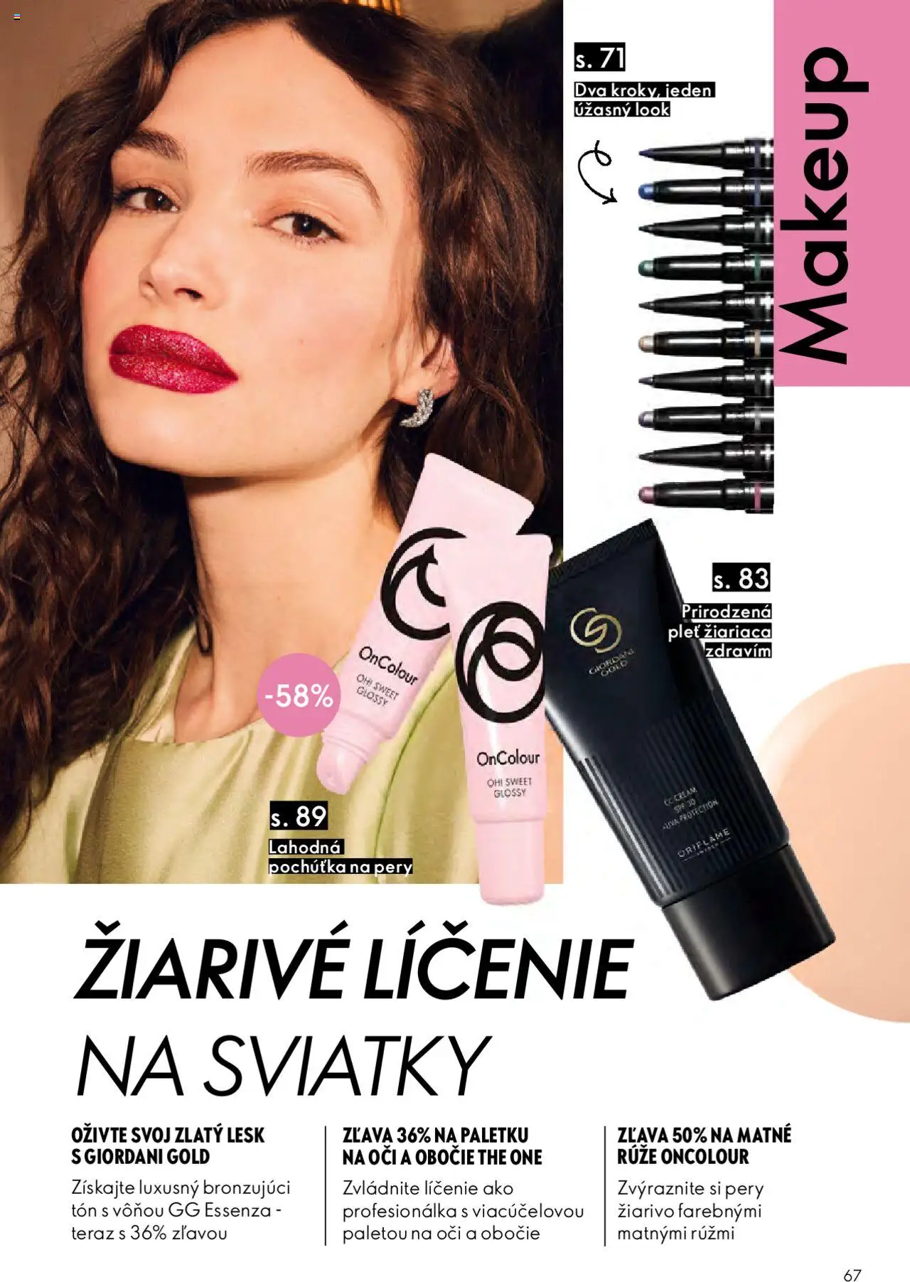Nové Oriflame akcie – leták je platný od 12.11.2025 | Strana: 67 | Produkty: Ruže