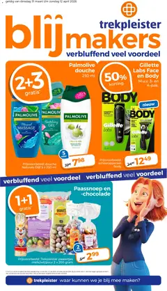 Trekpleister folder - Voorbeeld van een folder van Trekpleister, geldig van 31.03.2026
