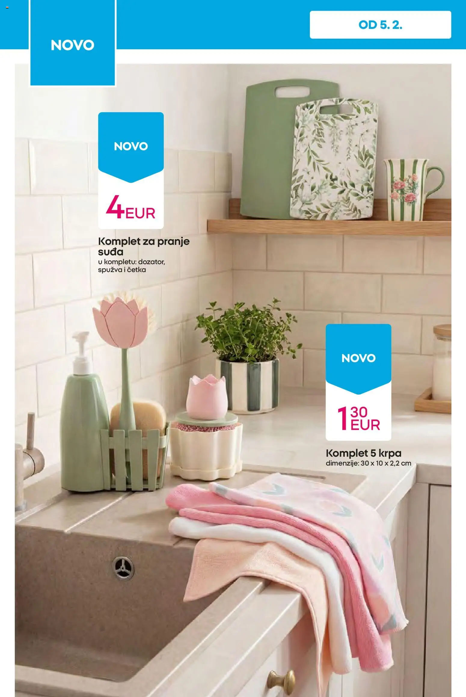 Pepco katalog | vrijedi od 12.02.2026 | Stranica: 14 | Proizvodi: Spužva, Četka, Krpa