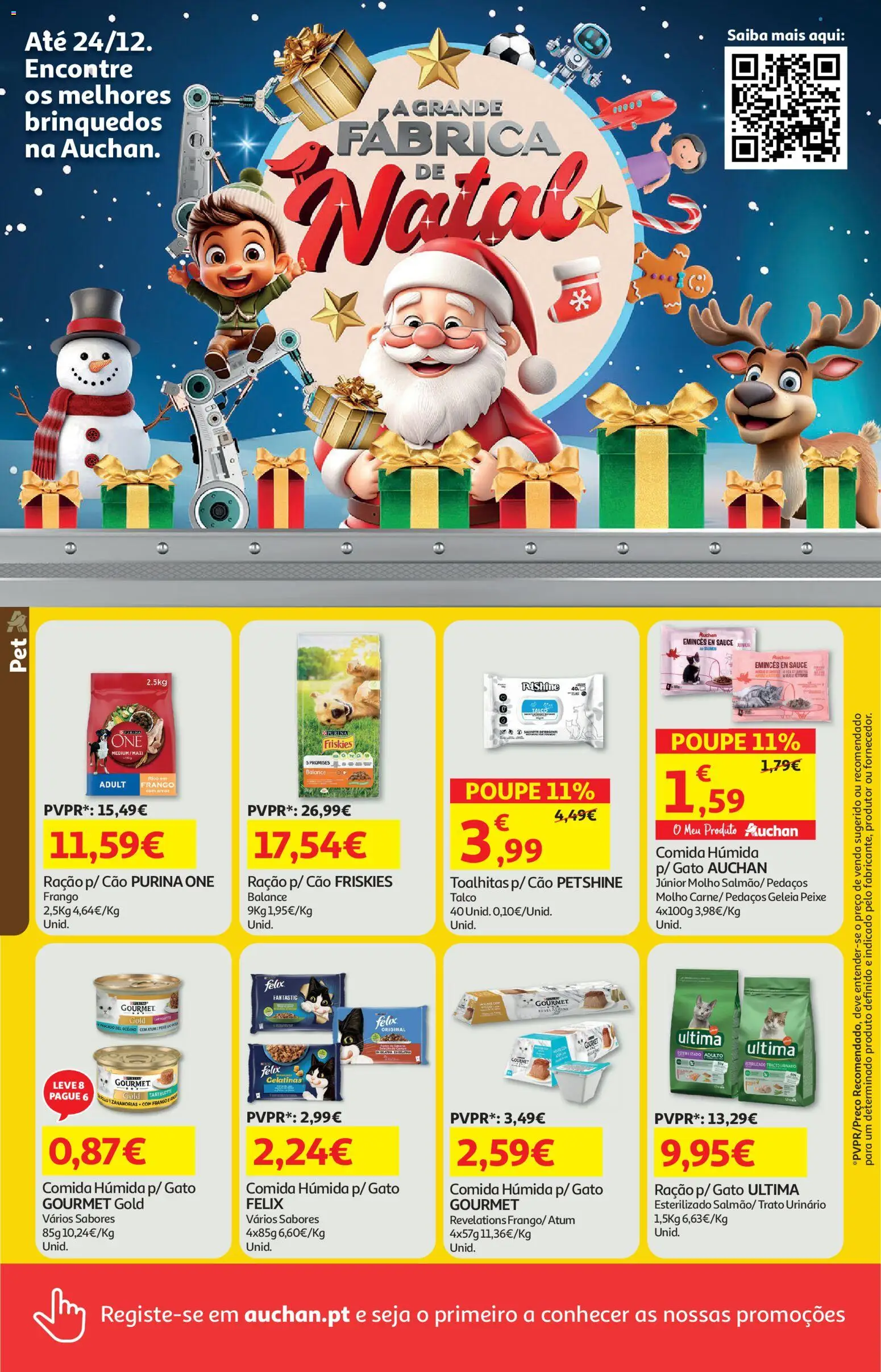 Auchan folheto │ válido de 20.11.2025 | Página: 16 | Produtos: Atum, Purina one, Geleia, Peixe