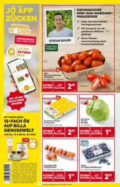 Billa Flugblatt gültig ab 10.07.2025 | Seite: 4 | Produkte: Wasser, Gemüse, Creme