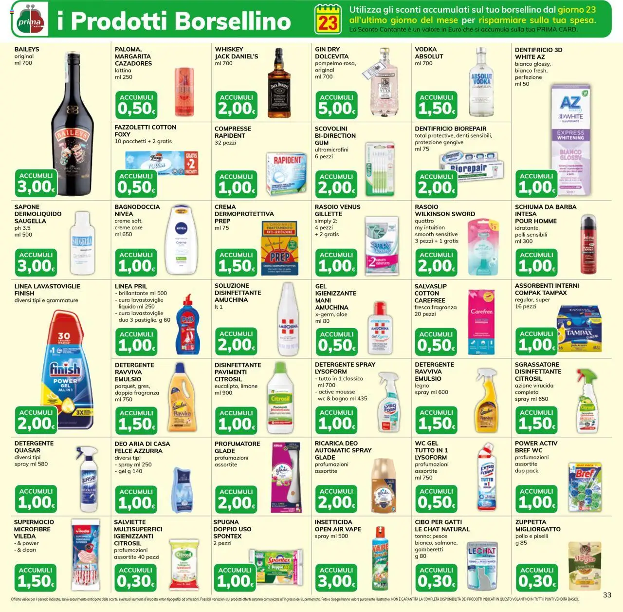 Volantino Basko del 16.09.2025 | Pagina: 33 | Prodotti: Rasoio, Sapone, Pompelmo, Insetticida