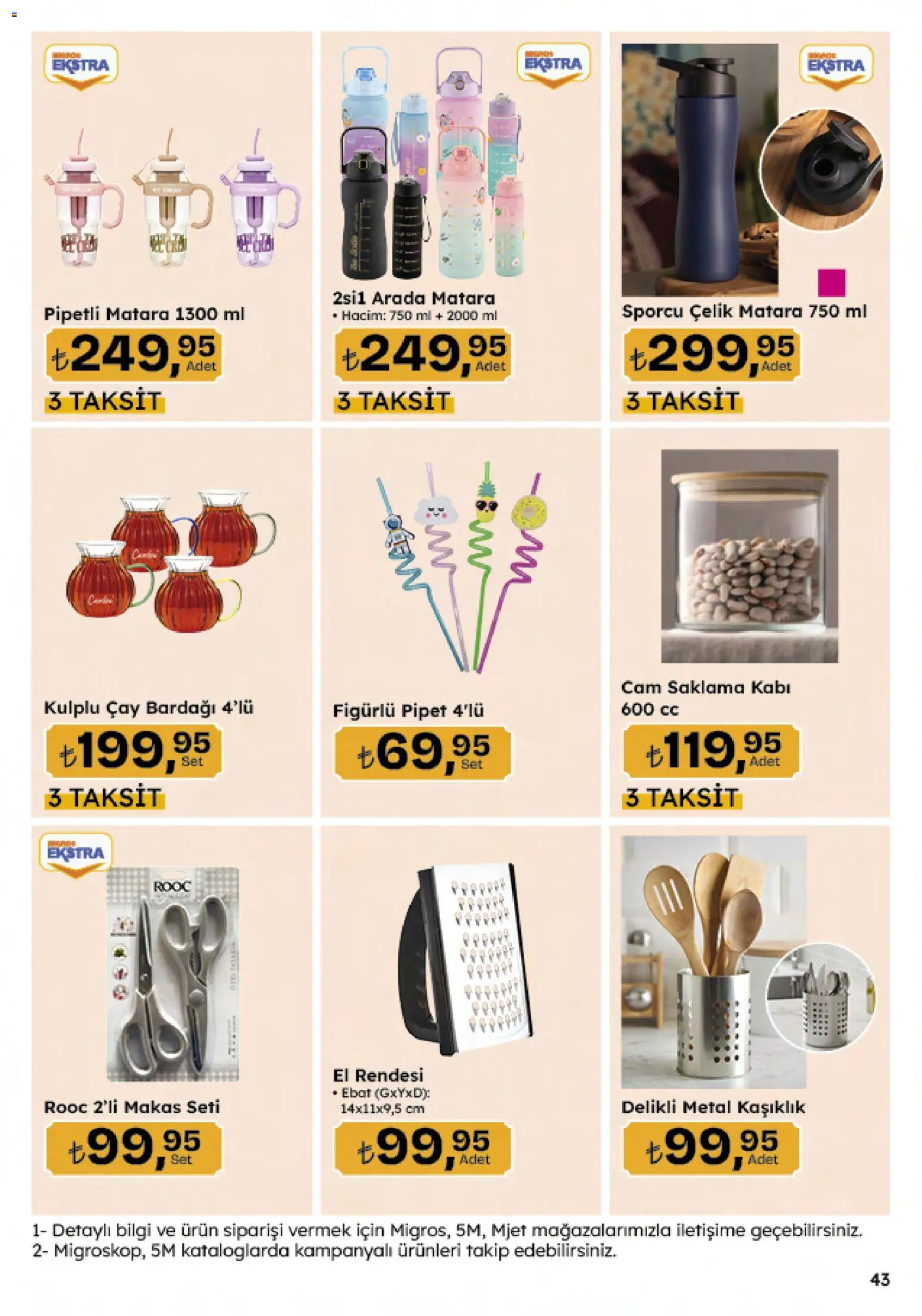 Migros Katalog - 5M Migroskop Dijital - 26.03.2026 tarihinden itibaren geçerlidir | Sayfa: 141 | Ürünler: Makas, Çay, Çay bardağı