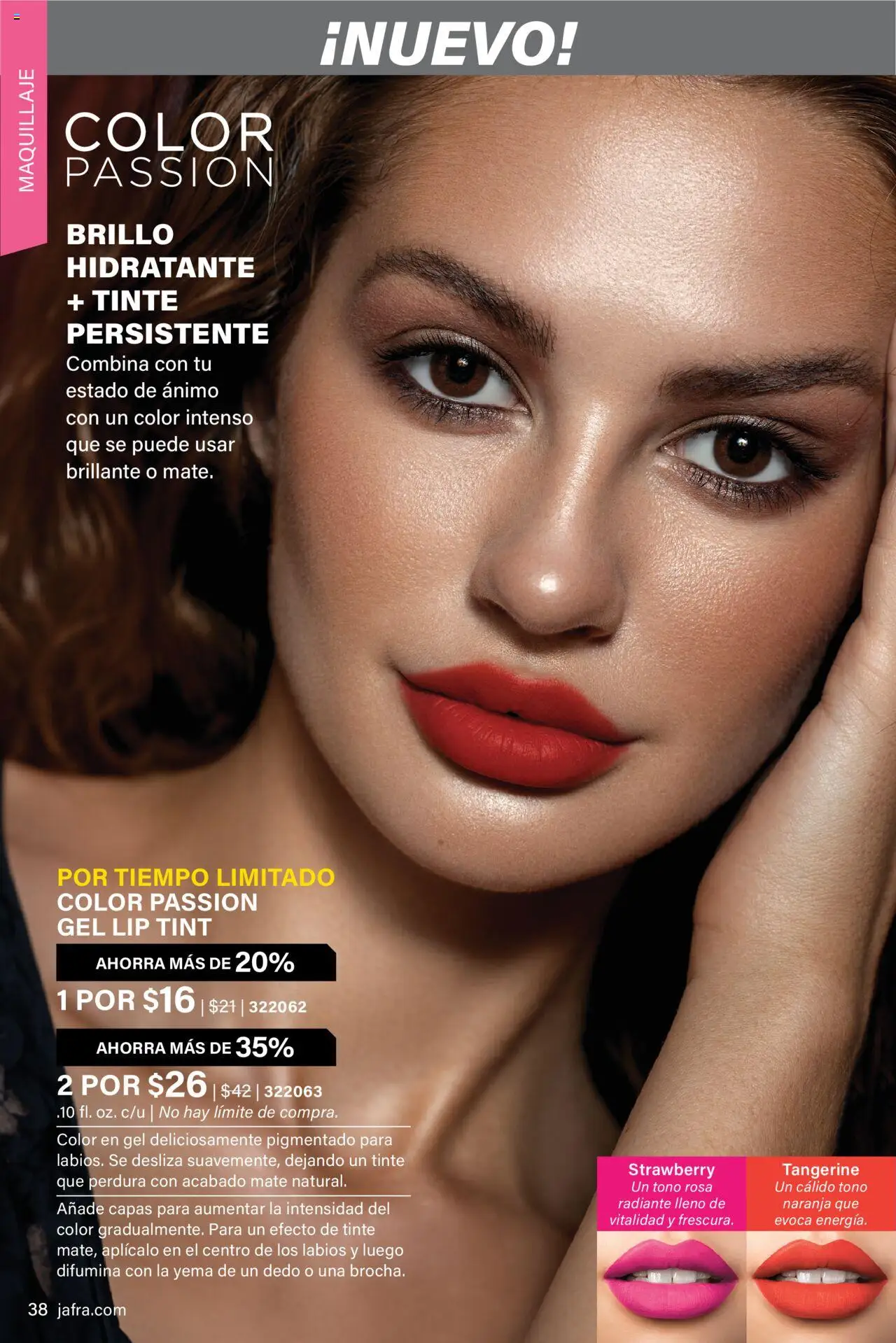 JAFRA folleto │ válido desde el 01.06.2025 | Página: 38 | Productos: Maquillaje, Tinte