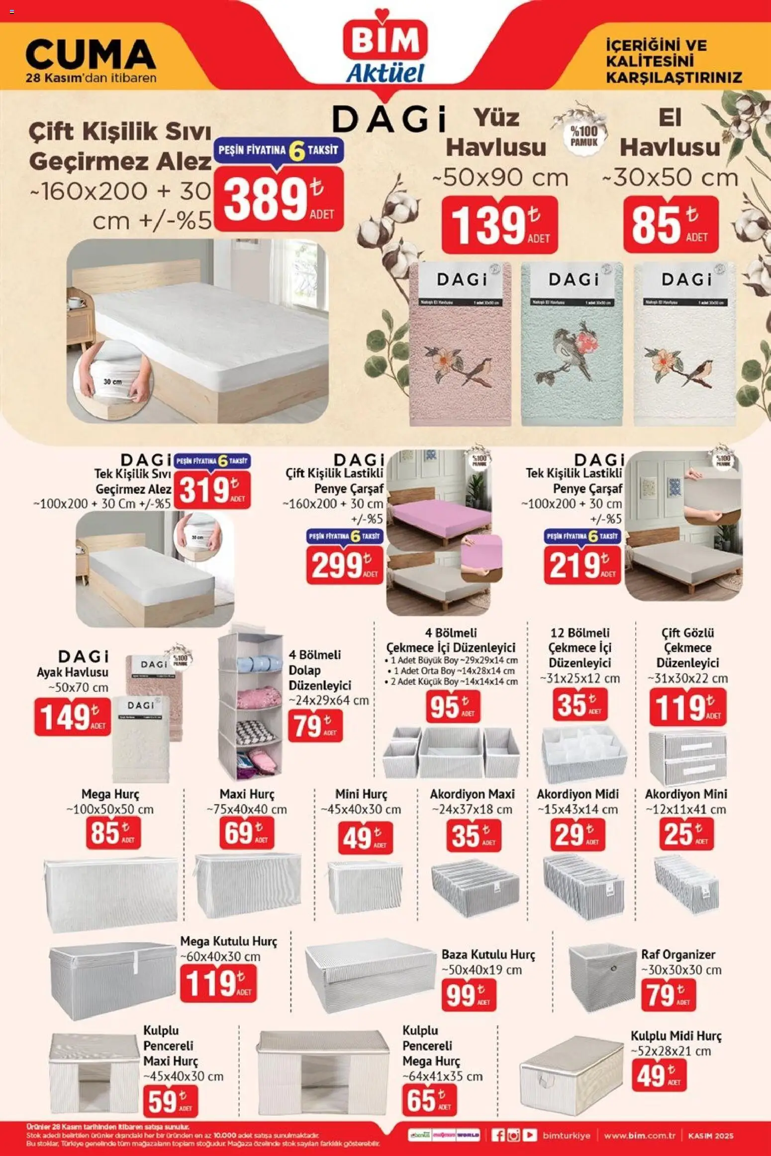 BİM Katalog Cuma - 28.11.2025 tarihinden itibaren geçerlidir | Sayfa: 5