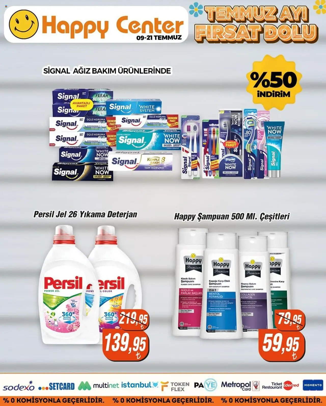 Happy Center Katalog - 09.07.2025 tarihinden itibaren geçerlidir | Sayfa: 21 | Ürünler: Şampuan, Deterjan