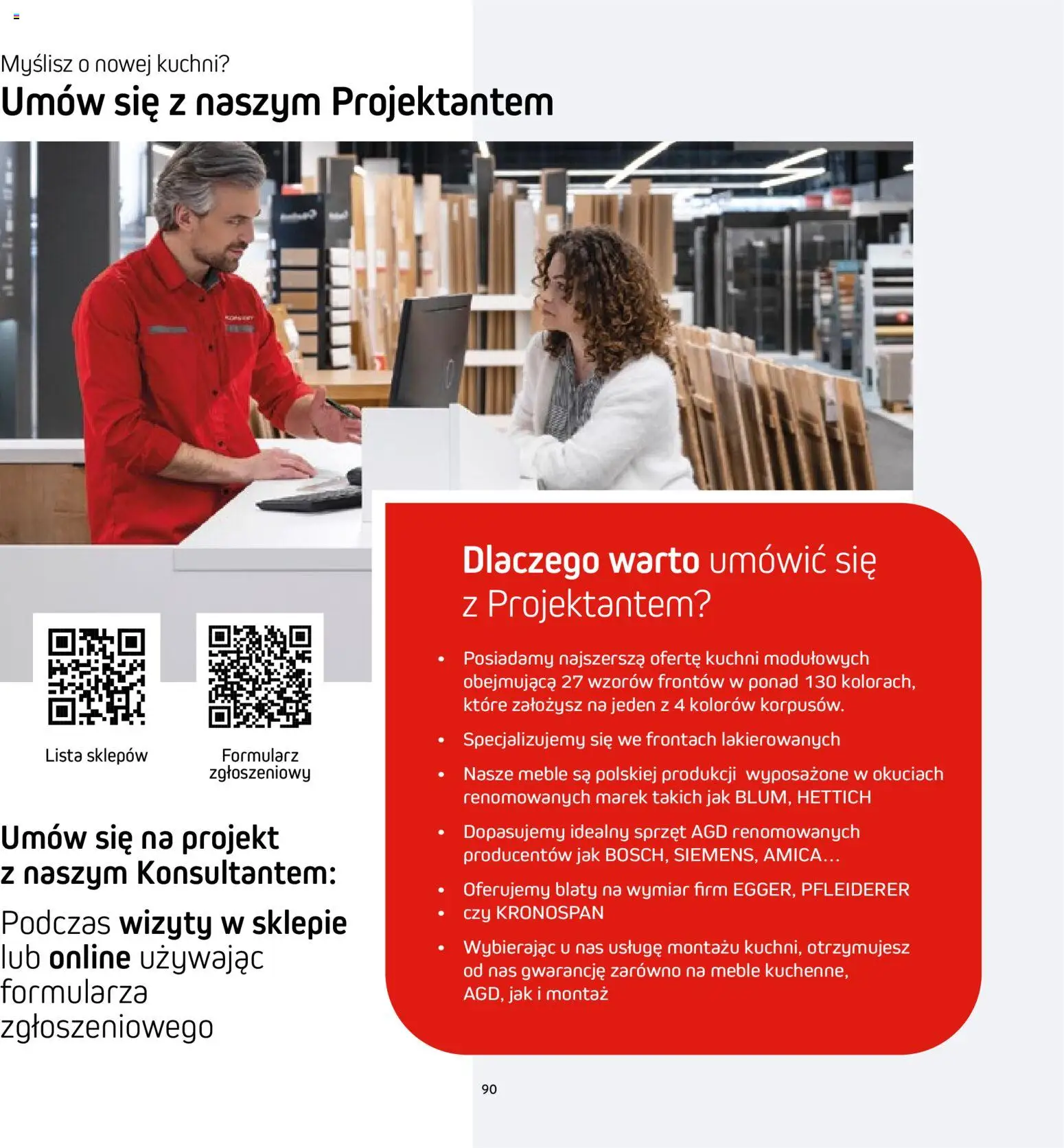 Komfort Gazetka - Katalog kuchnie od 15.12.2025 | Strona: 90