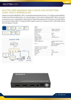 Anteprima del volantino GBC Audio Video catalogo valido a partire dal 16.10.2025 | Pagina: 18 | Prodotti: Soundbar, Audio, Cavo