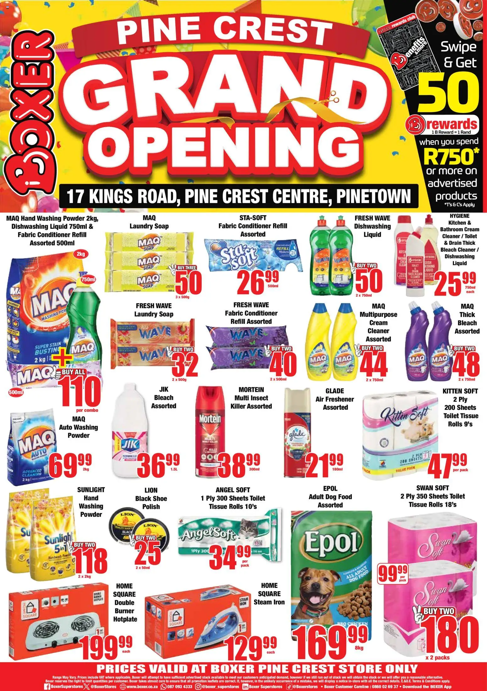 New Boxer catalogue – valid from 23.10.2025 | Page: 12 | Products: Air freshener, Conditioner, Cream, Dishwashing liquid