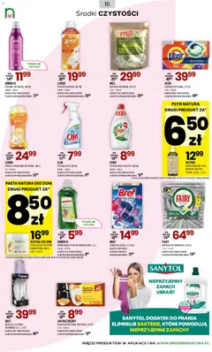 Pogląd oferty "Drogerie Natura Gazetka" - ważna od 16.02.2026 | Strona: 15 | Produkty: Papier do pieczenia, Cleaner, Zapach, Fairy