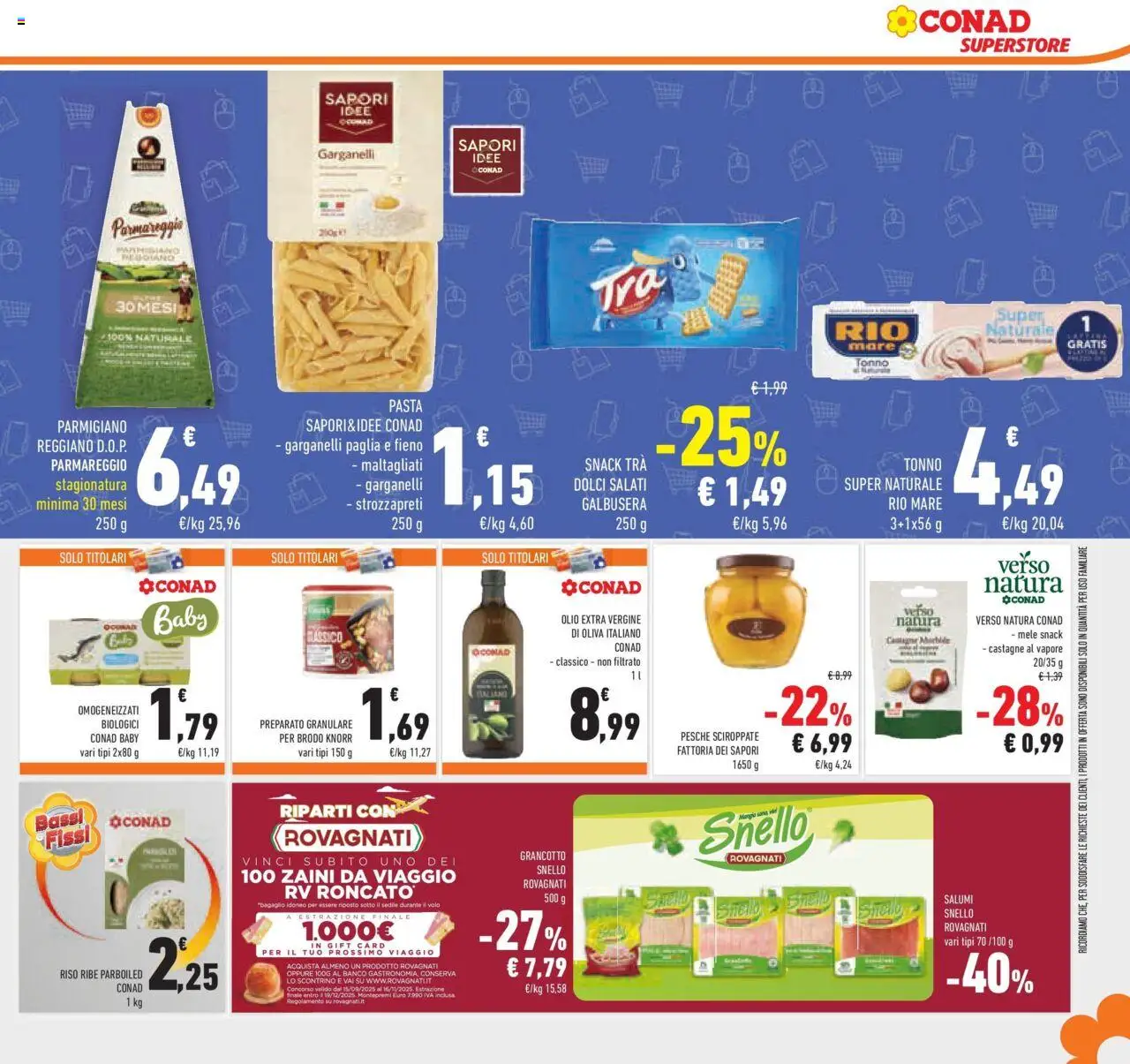 Volantino Conad del 08.10.2025 | Pagina: 35 | Prodotti: Mele, Olio, Olive, Olio extra vergine