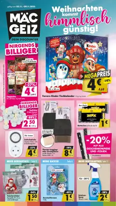 Mäc Geiz Prospekt 	 ab 03.11.2025 gültig