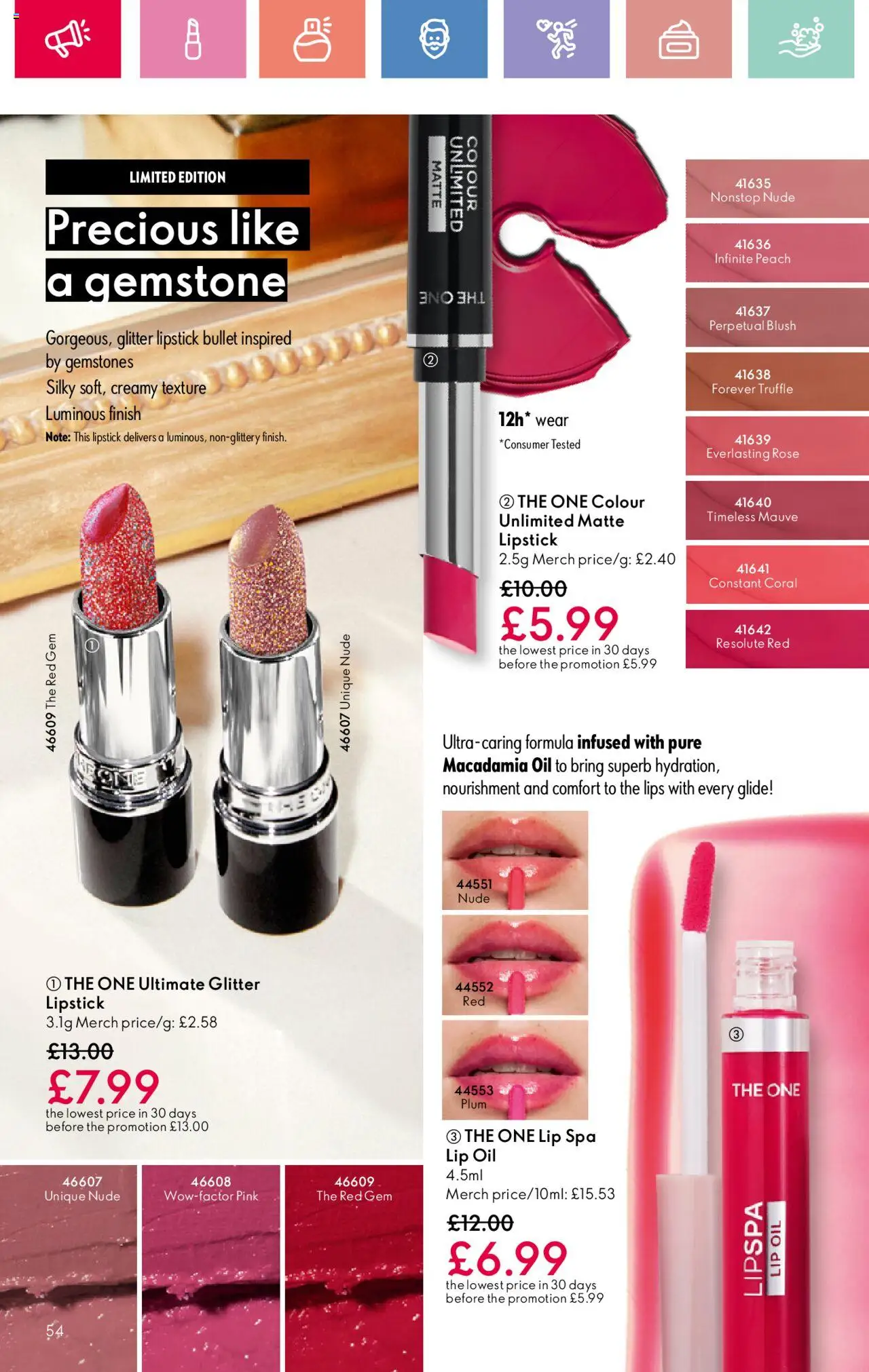  | Page: 54 | Products: Lipstick, Oil