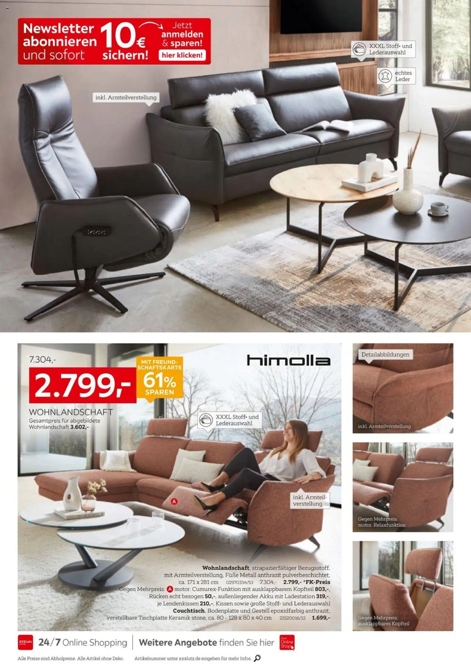 XXXL Lutz - Polster Spezial – gültig ab 25.01.2026 | Seite: 6 | Produkte: Wohnlandschaft, Kissen