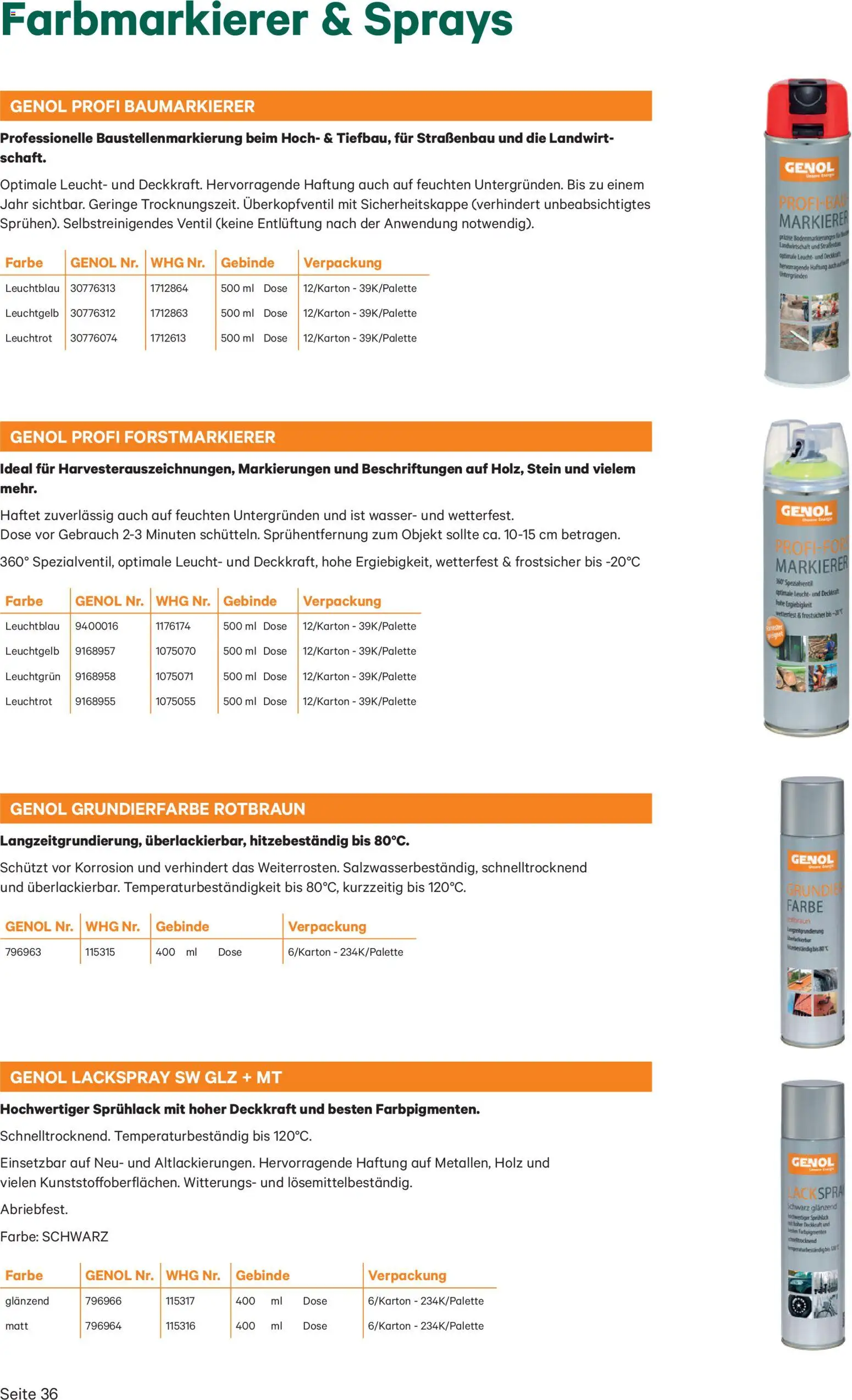 Lagerhaus Genol - Produkt- übersicht gültig ab 03.12.2025 | Seite: 36 | Produkte: Wasser