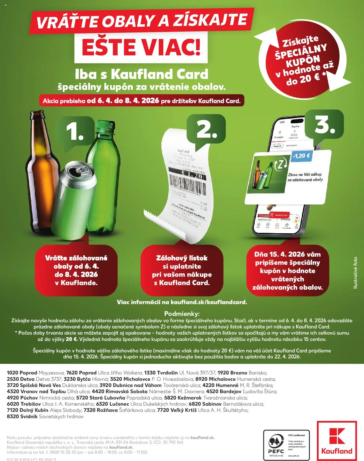 Nové Kaufland akcie – leták je platný od 01.04.2026 | Strana: 72