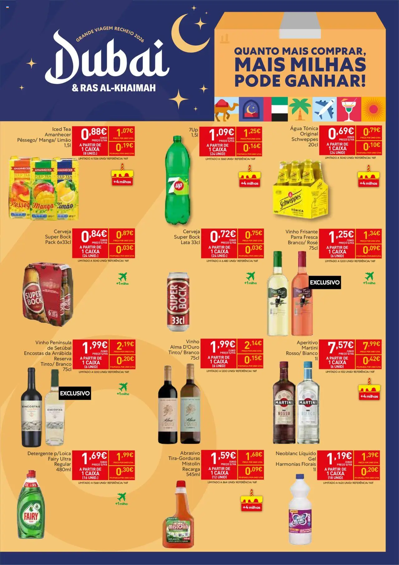 Recheio - Madeira │ válido de 14.10.2025 | Página: 3 | Produtos: Agua, Detergente, Caixa, Vinho