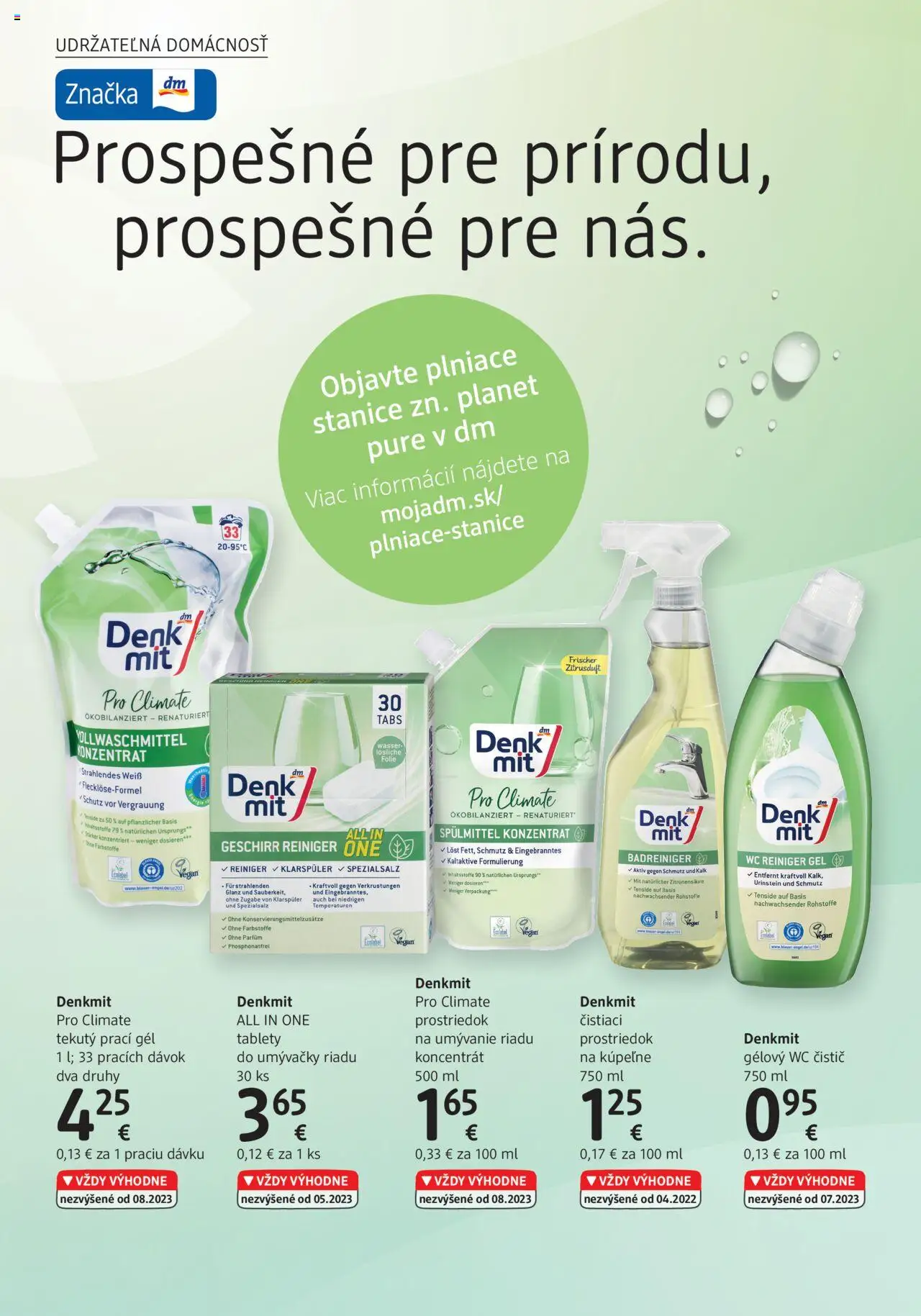 dm drogerie Journal Júl 2025 │ platný od 01.07.2025 | Strana: 30 | Produkty: Wc, Čistiaci prostriedok, Tablety do umývačky riadu, Prostriedok na umývanie riadu