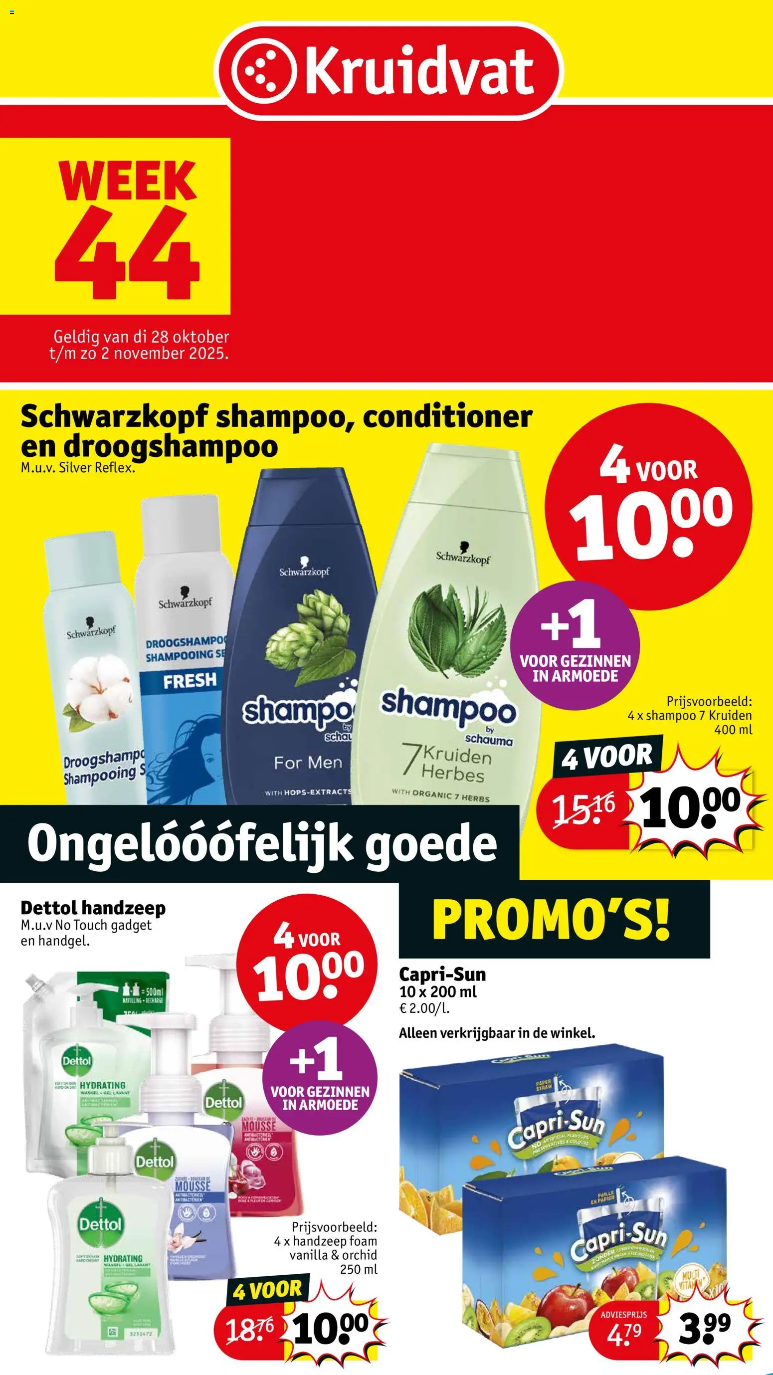 {H1} | Pagina: 1 | Producten: Handzeep, Shampoo, Conditioner, Droogshampoo