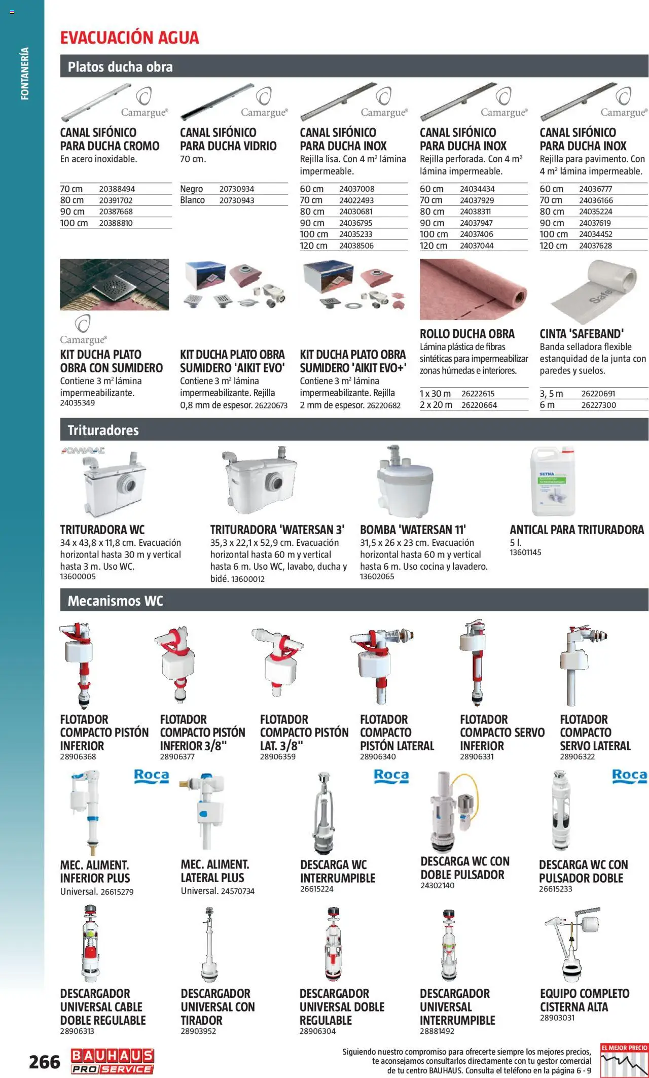 Bauhaus - ProService  │ válido desde el 24.02.2025 | Página: 266 | Productos: Té, Cable, Trituradora, Cocina