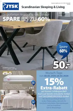 JYSK Extra-Rabatt ab 30.12.2025 gültig