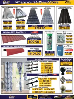 Laduma Hardware specials catalogue – valid from 01.02.2026 | Page: 13 | Products: Iron, Pipe
