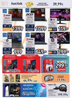 Volantino Unieuro del 17.07.2025 | Pagina: 16 | Prodotti: Monitor, Laptop, PC, Video