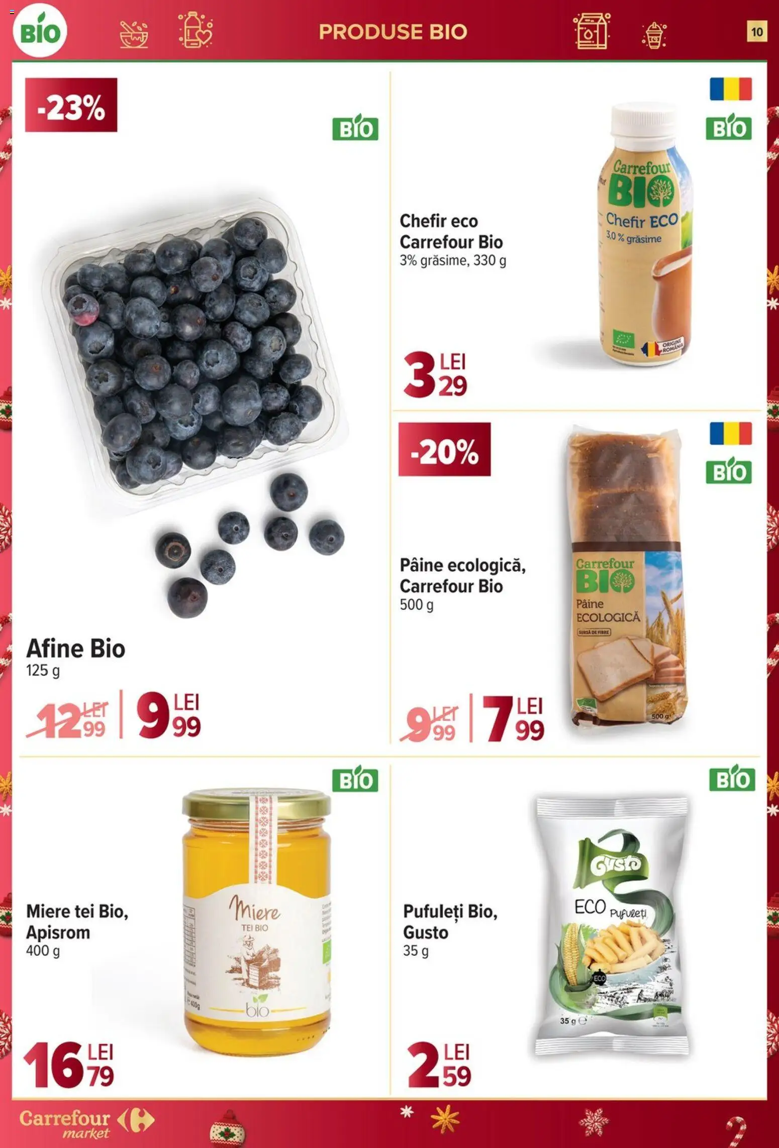 Noul catalog Carrefour – valabil de la 26.11.2025 | Pagină: 10 | Produse: Şerit ödül, Afine, Pâine, Pufuleți