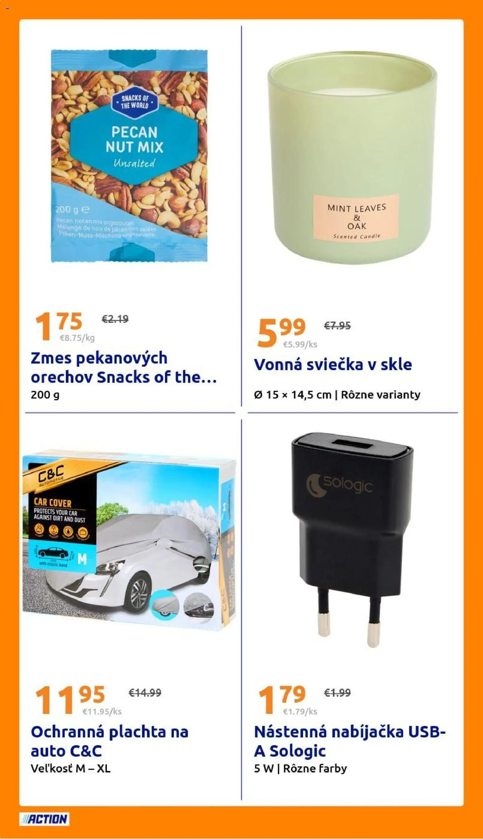 Nové Action akcie – leták je platný od 12.11.2025 | Strana: 26 | Produkty: Plachta, Nabíjačka, USB