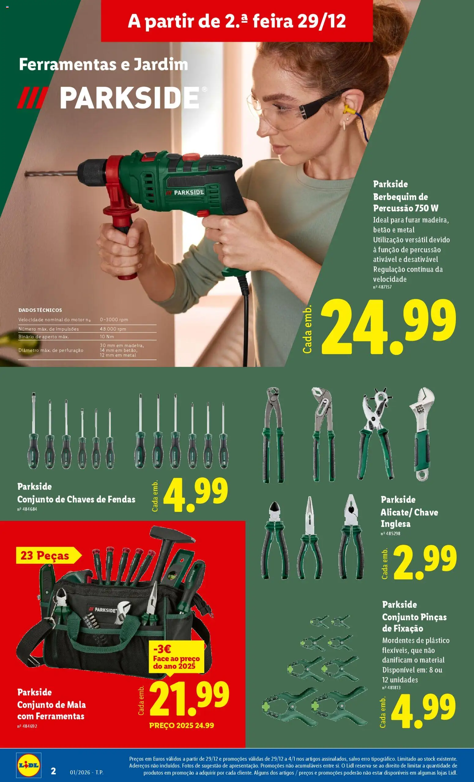 Lidl Novidades │ válido de 29.12.2025 | Página: 2 | Produtos: Ferramentas