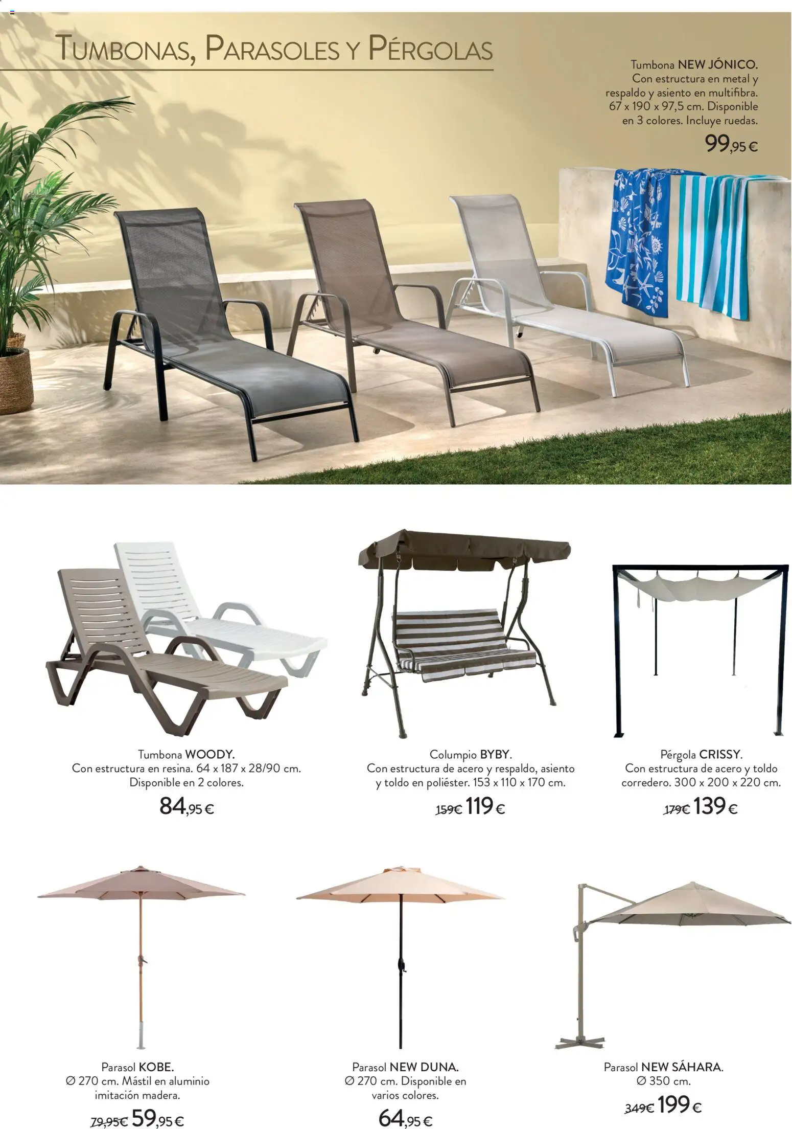 Hipercor Terraza y jardín │ válido desde el 16.03.2026 | Página: 8 | Productos: Tumbona