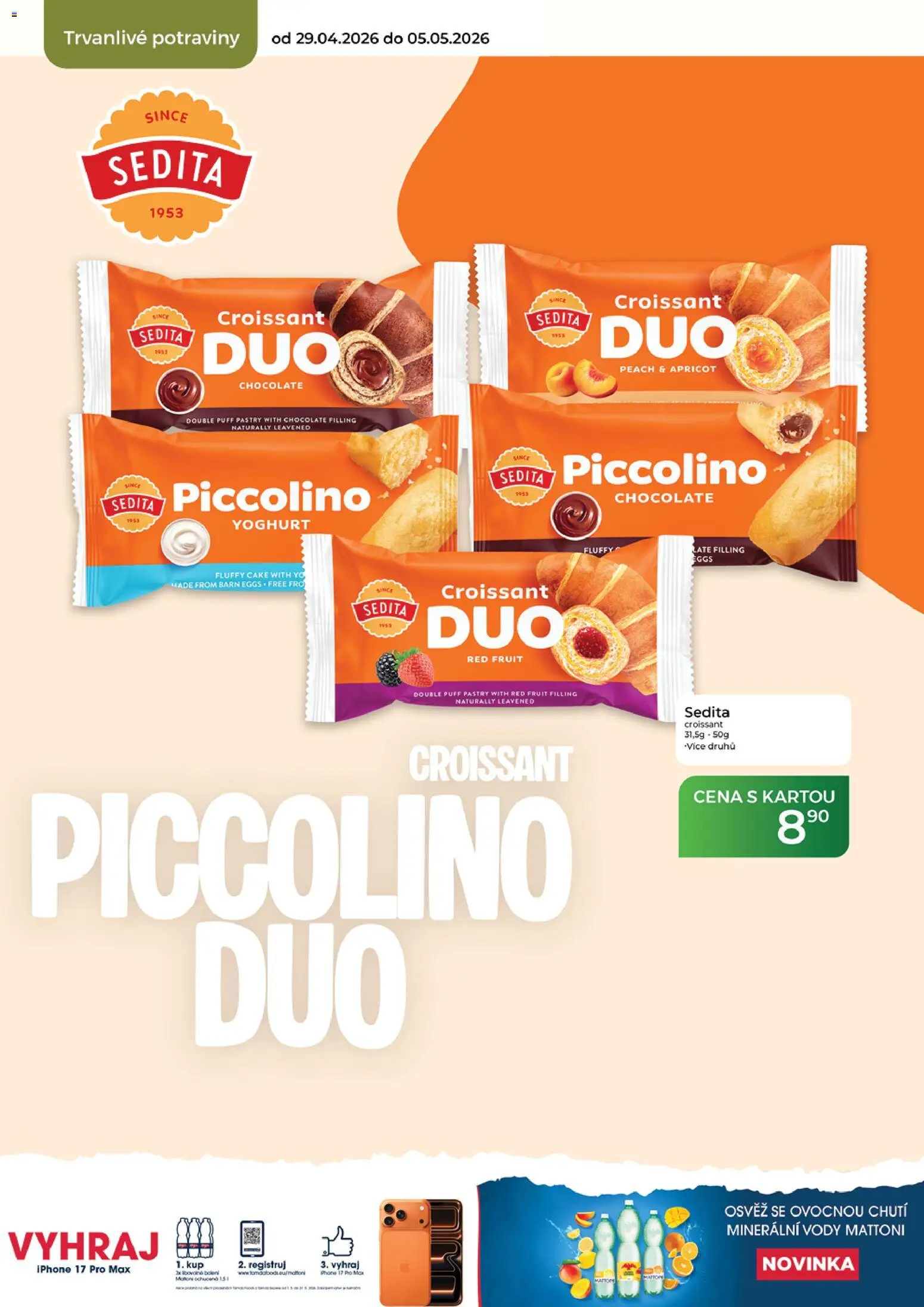 Tamda Foods leták od 29.04.2026 | Strana: 36 | Produkty: Mattoni, Iphone, Croissant, Potraviny