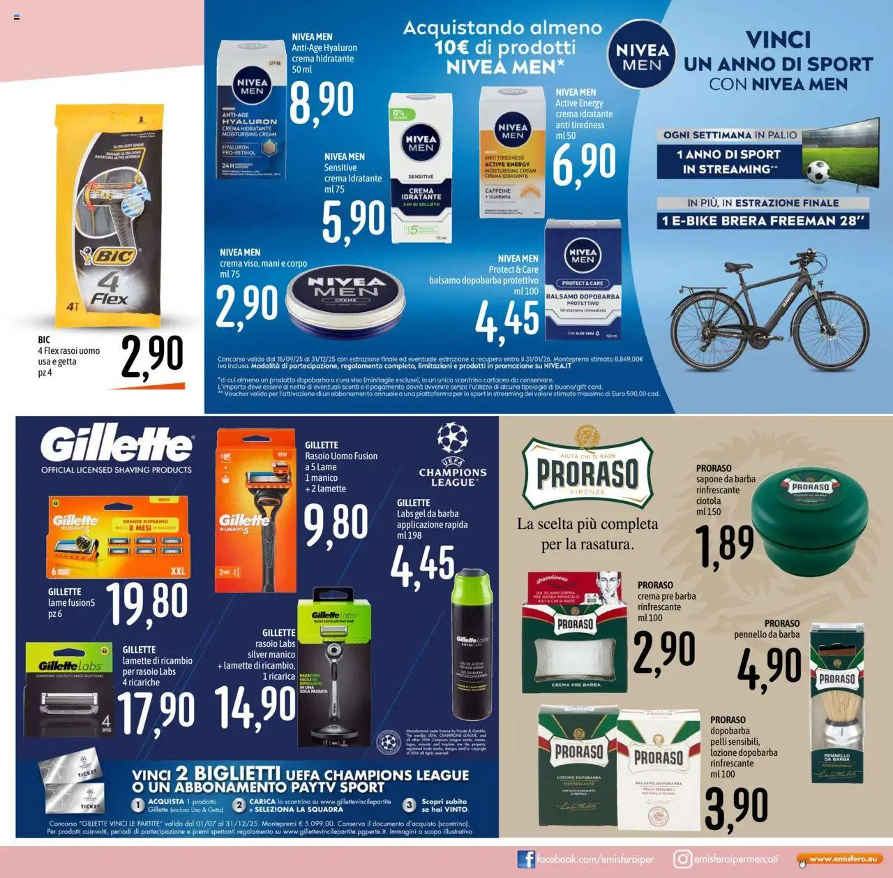 Volantino Emisfero del 25.09.2025 | Pagina: 31 | Prodotti: Crema, Rasoio, Sapone, Ciotola