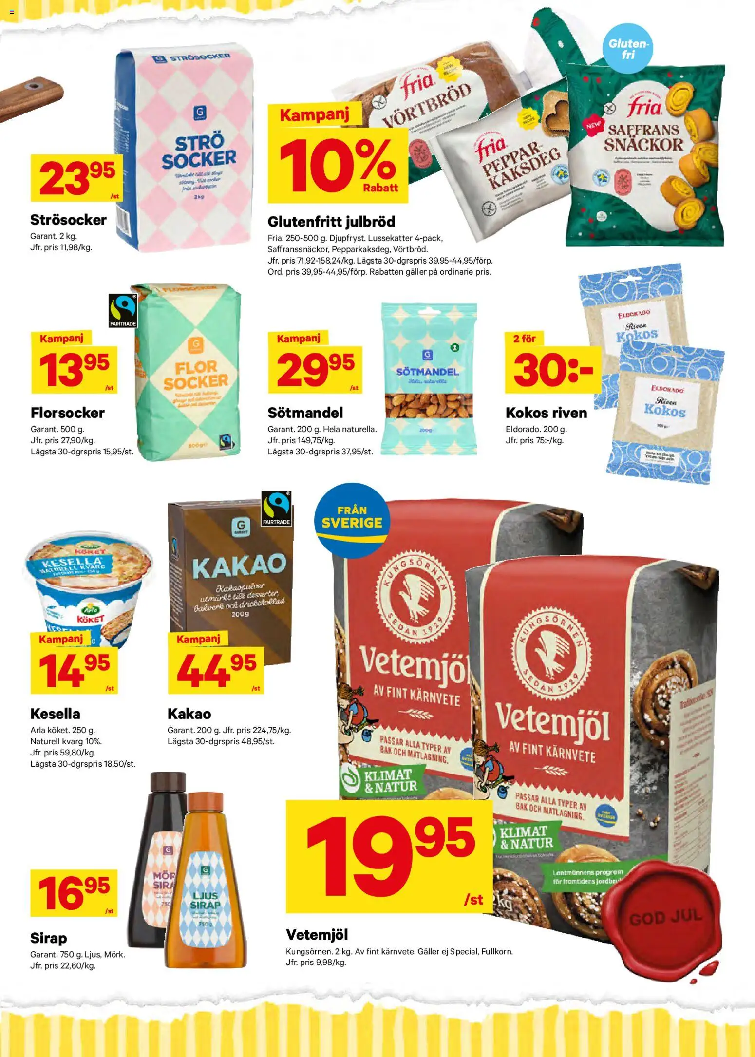 City Gross reklamblad aktuell från 24.11.2025 | Sida: 11 | Produkter: Galler, Peppar, Ljus, Kvarg