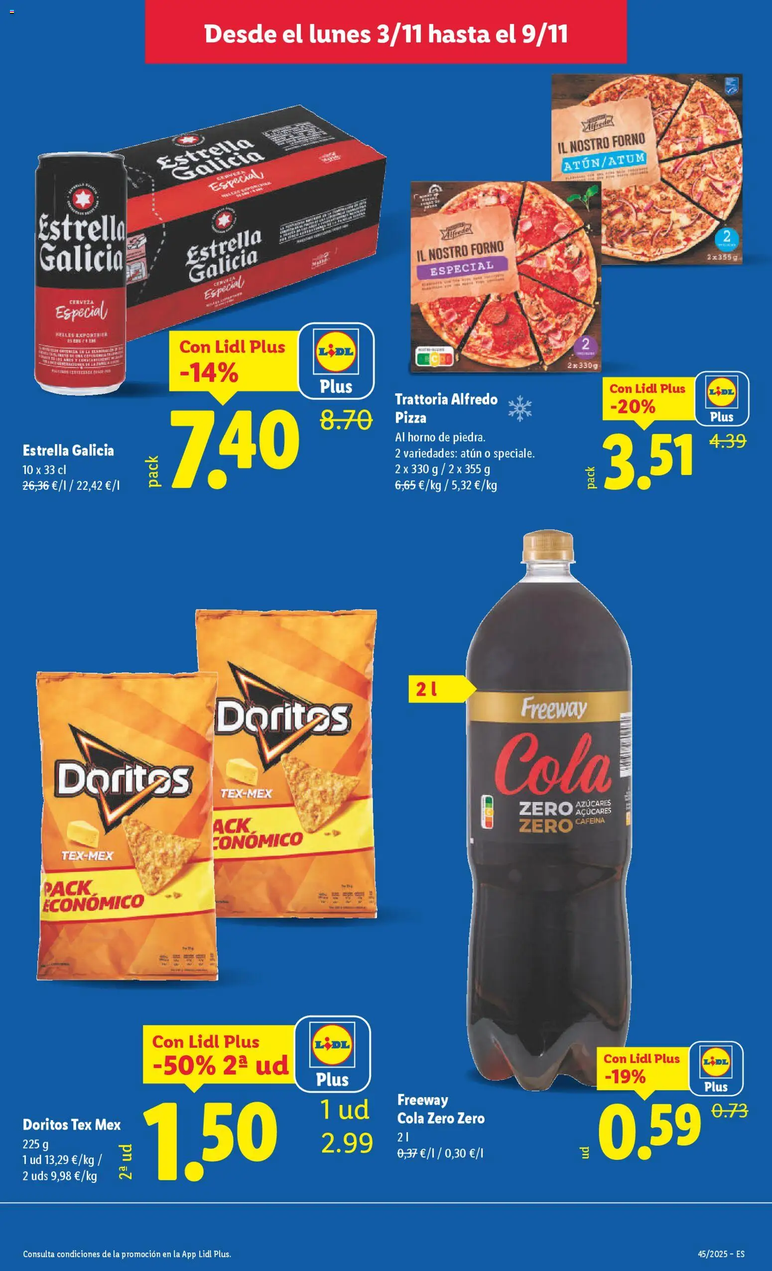 Lidl folleto │ válido desde el 03.11.2025 | Página: 23 | Productos: Pizza, Cerveza, Horno