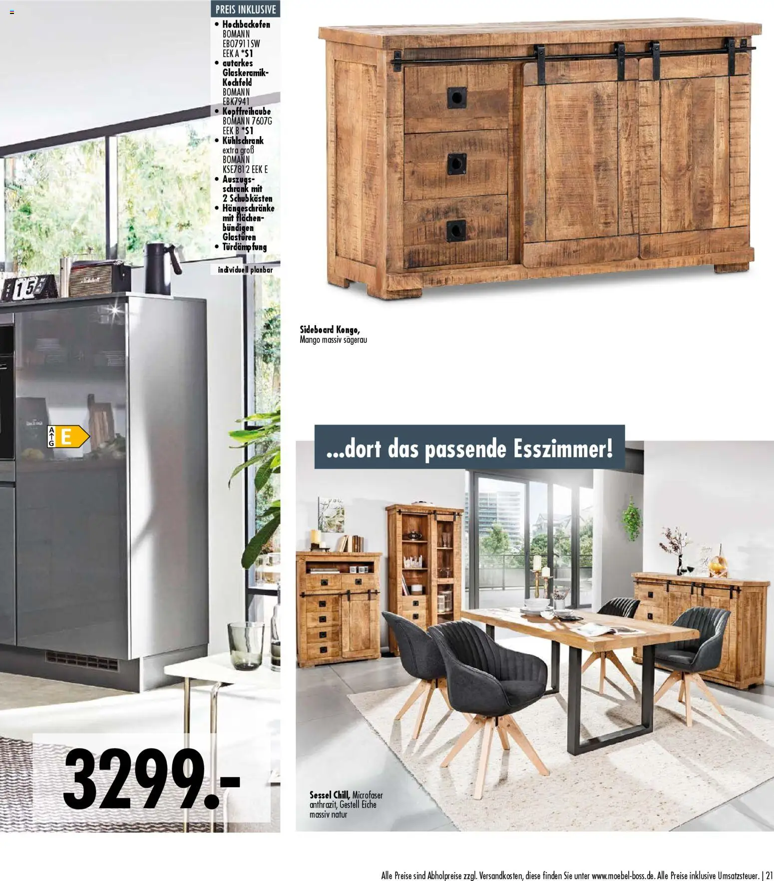 SB Möbel Boss Küchenkatalog 2026 – gültig ab 09.04.2026 | Seite: 21