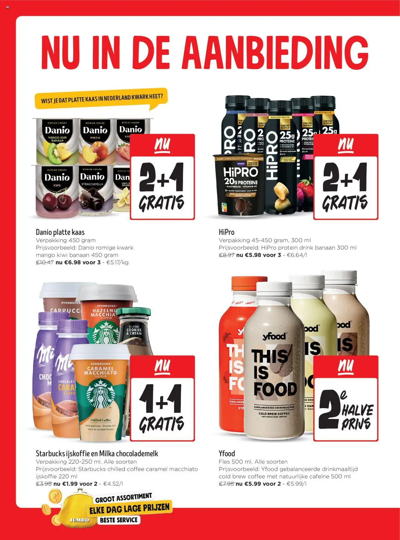 {H1} | Pagina: 8 | Producten: Mango, Banaan, Ijskoffie, Kaas