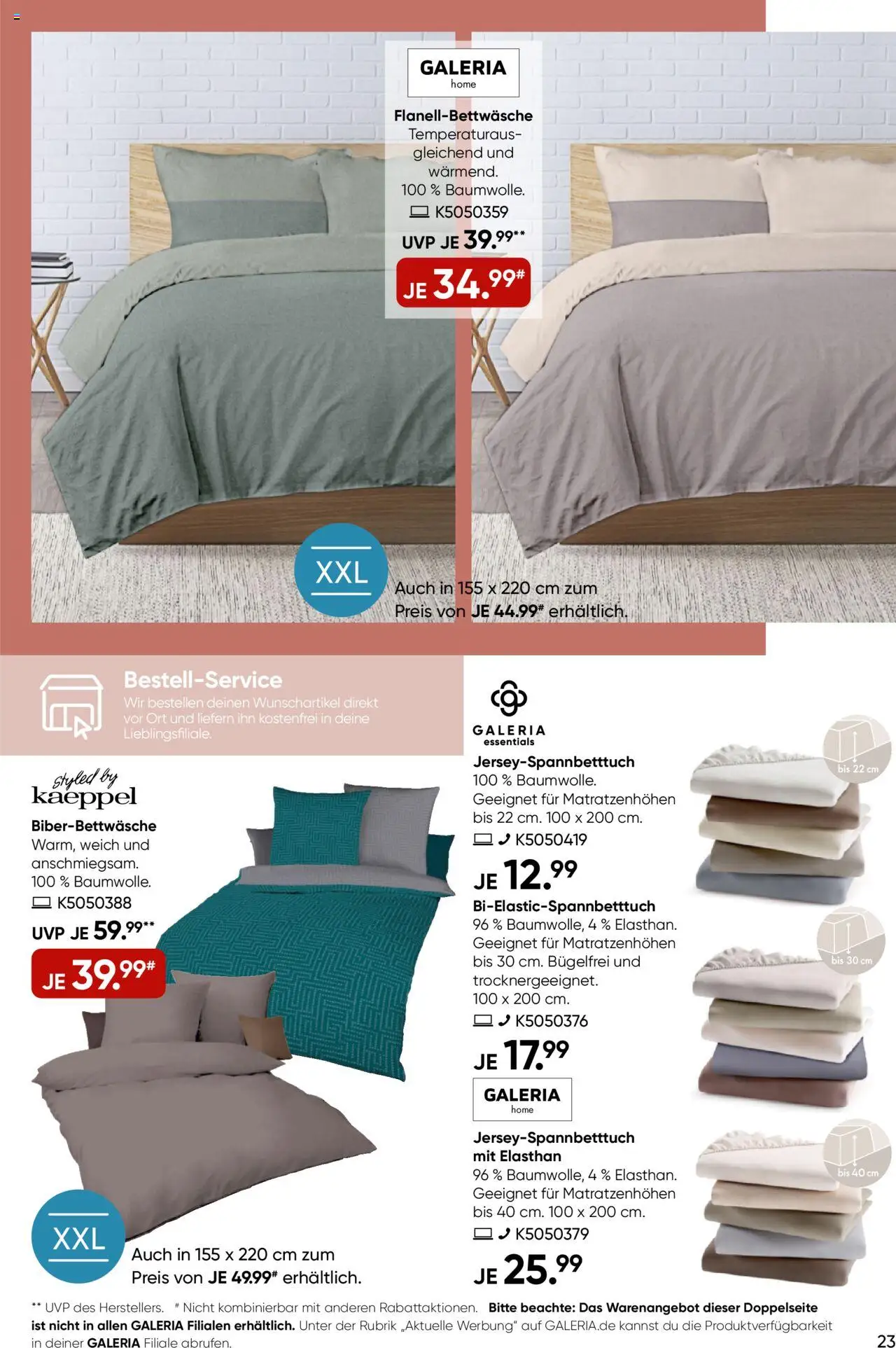 Galeria Karstadt Kaufhof Prospekt 	 – gültig ab 10.09.2025 | Seite: 23