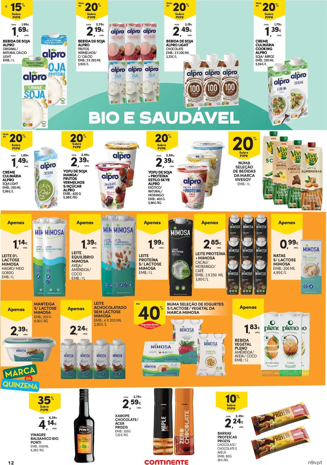 Continente - Açores: Como é bom saborear o verão │ válido de 07.08.2025 | Página: 12 | Produtos: Vinagre, Manteiga, Café, Chocolate