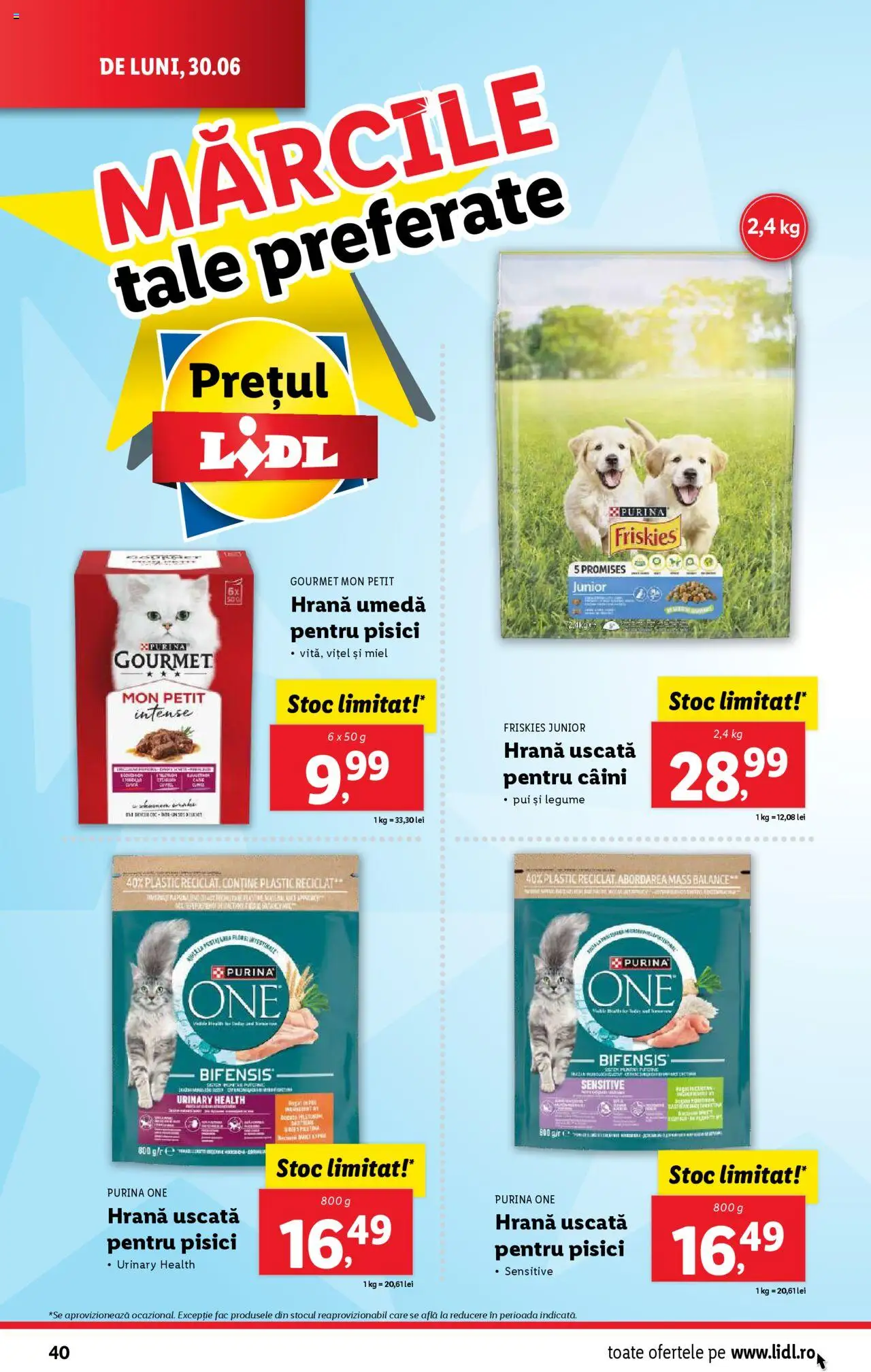 Catalog Lidl – valabil de la 30.06.2025 | Pagină: 40 | Produse: Hacıyatmaz Kedi Oyuncağı, Legume