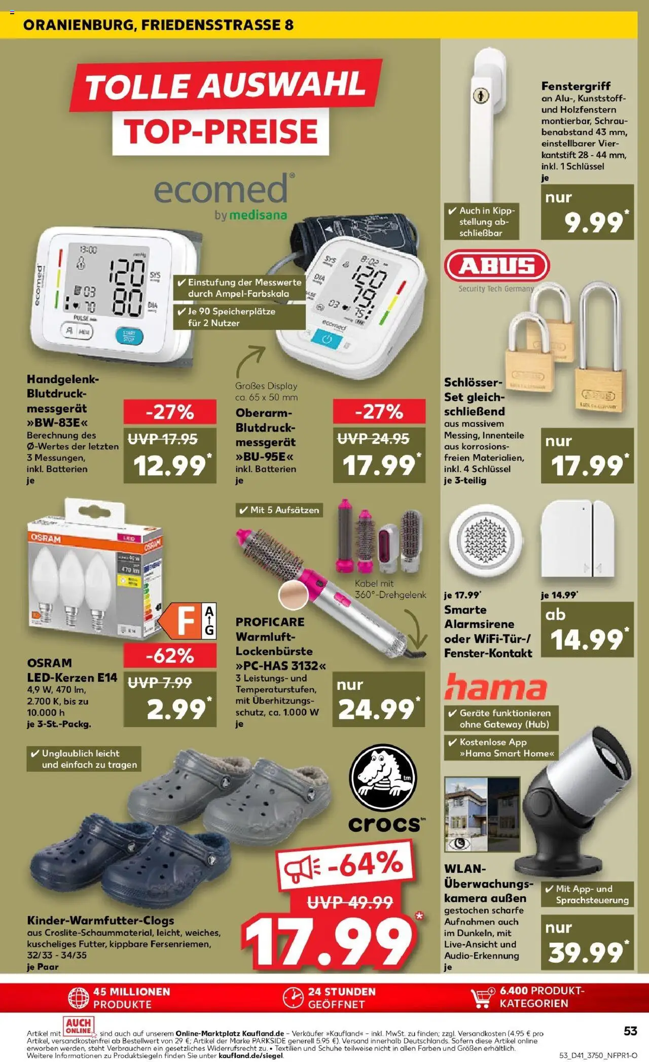Kaufland prospekt Oranienburg	 – gültig ab 13.10.2025 | Seite: 53 | Produkte: Kamera, Kabel, Batterien, Monitor
