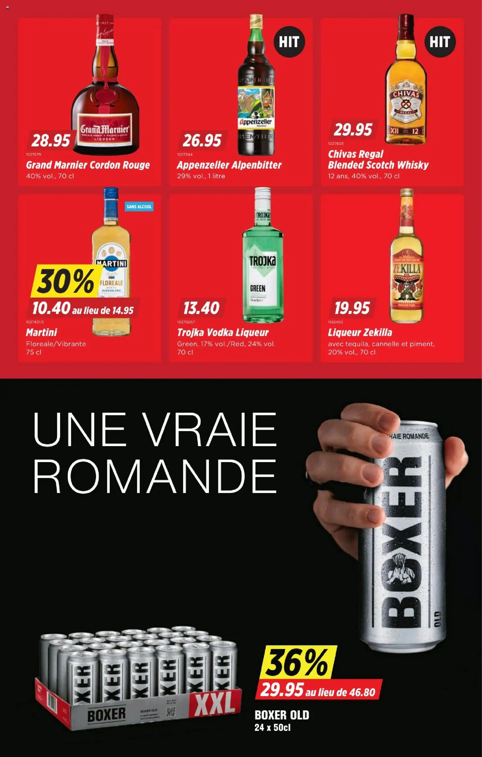 Denner aktionen FR – gültig ab 26.03.2026 | Seite: 19 | Produkte: Regal, Rouge, Boxer