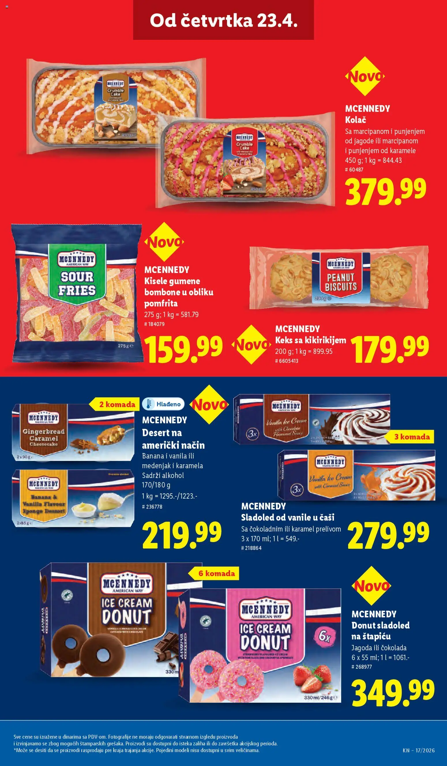 Lidl katalog - važi od 23.04.2026 | Strana: 65 | Proizvode: Jagode, Jagoda, Cheesecake, Čokolada