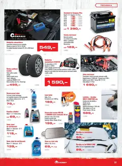 Náhled letáku Uni Hobby leták od 30.10.2025 | Strana: 31 | Produkty: Leštička, Clona na čelní sklo, Startovací powerbanka, LED
