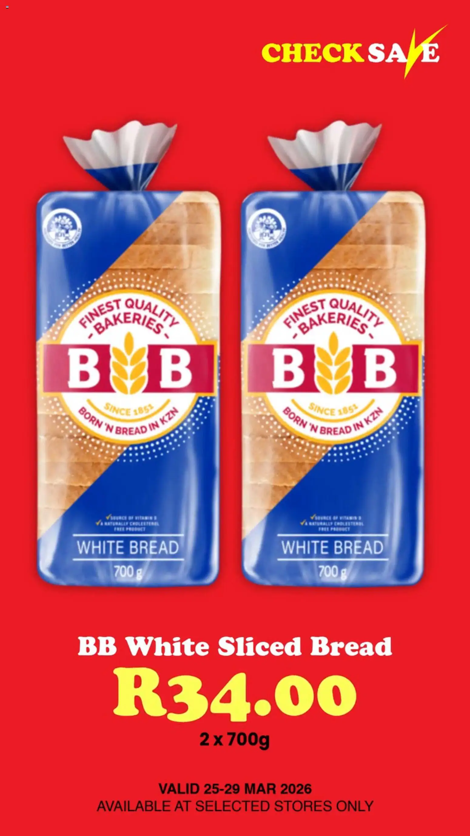 New Check Save catalogue – valid from 25.03.2026 | Page: 13 | Products: Bread