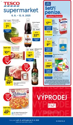Náhled letáku Tesco leták - Supermarket od 06.08.2025