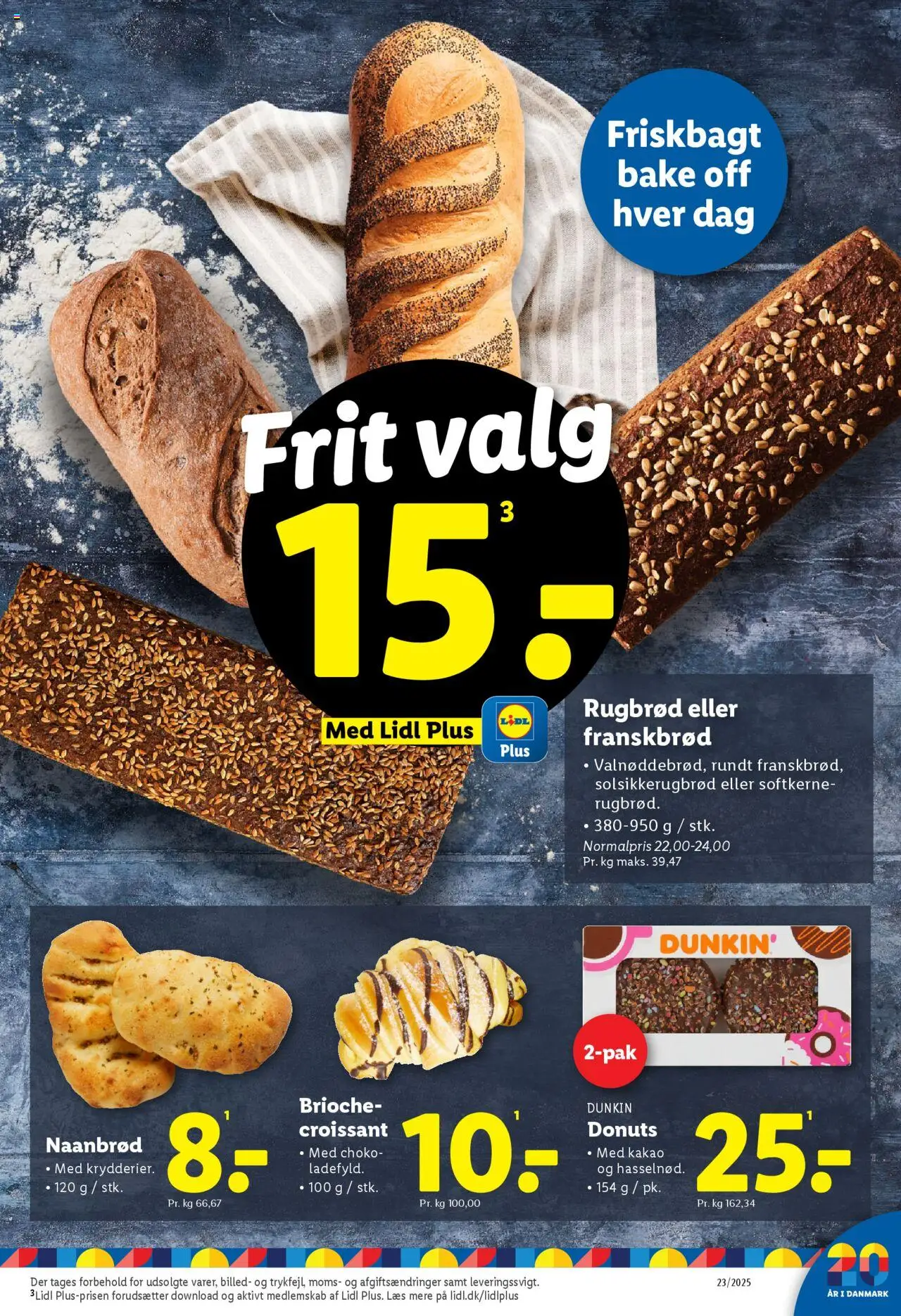 Lidl Tilbudsavis gyldig fra 04.06.2025 | Side: 17 | Produkter: Donuts, Naanbrød, Kakao, Rugbrød