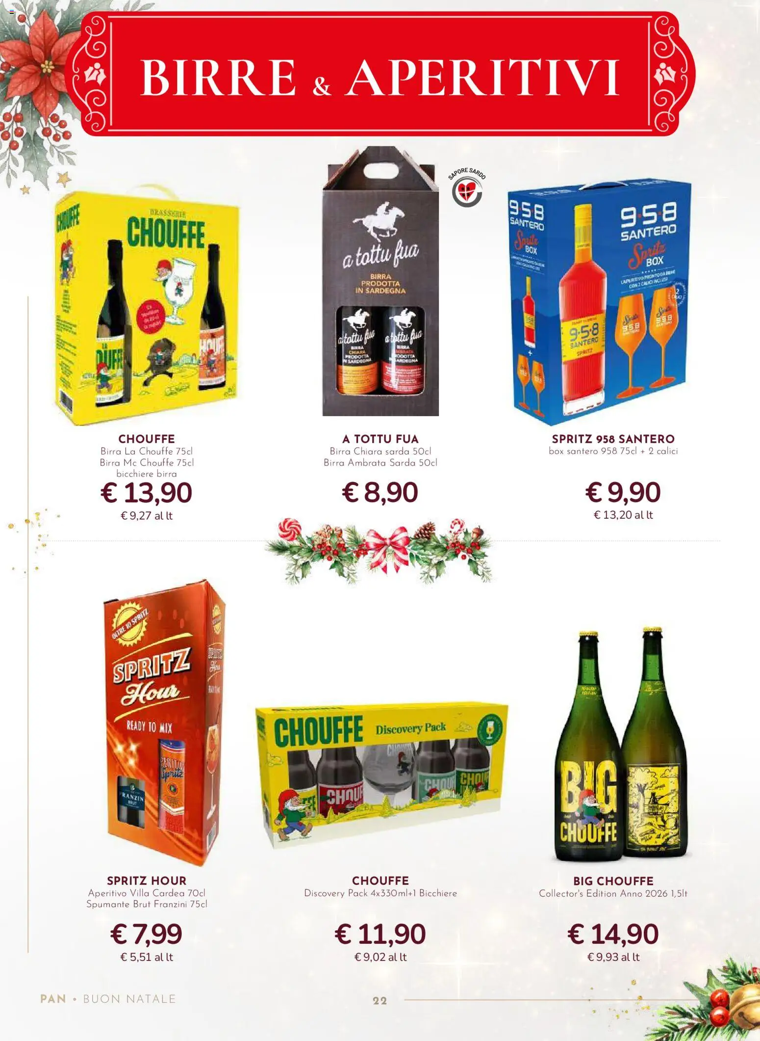 Volantino Pan del 13.11.2025 | Pagina: 22 | Prodotti: Birra, Spumante, Aperitivo