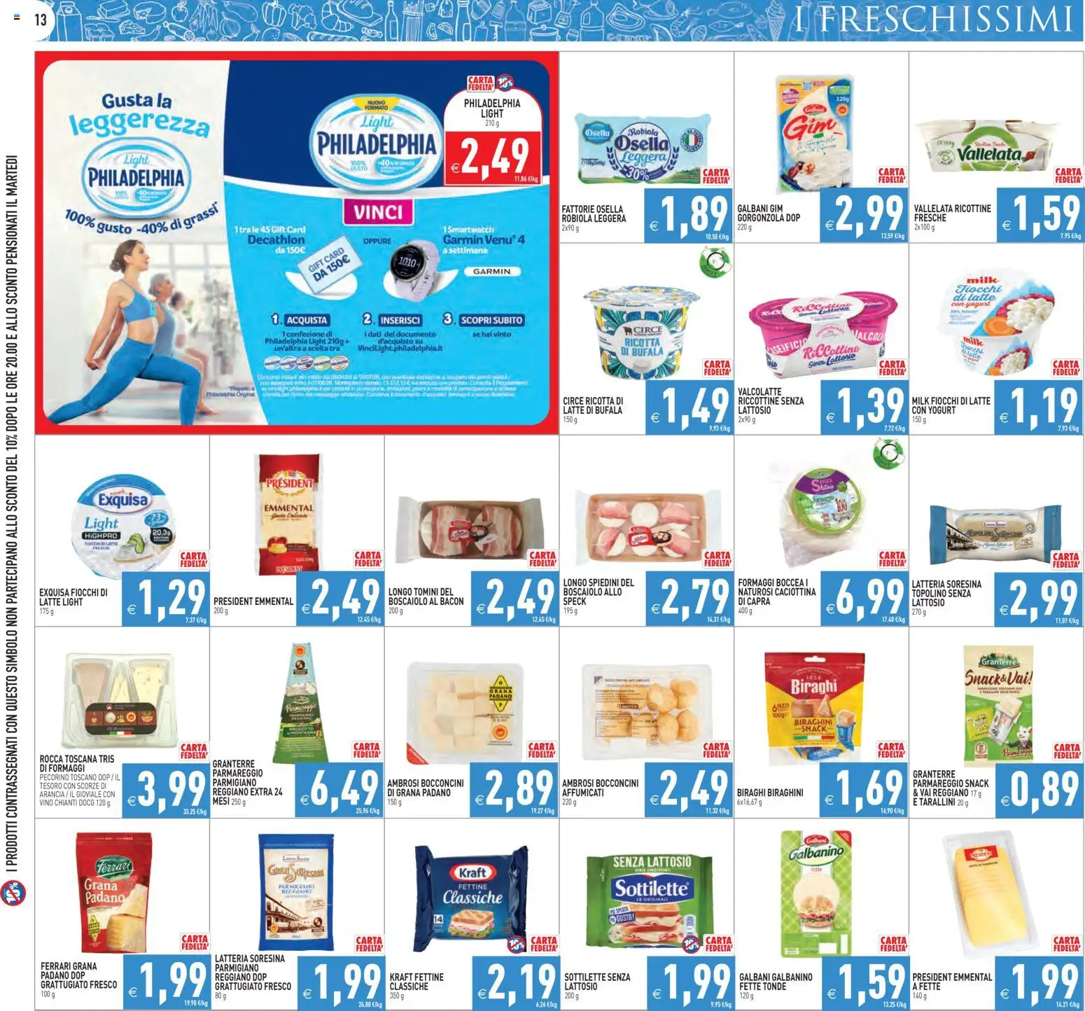 Volantino PIM Supermercati del 29.04.2026 | Pagina: 13 | Prodotti: Yogurt, Vino, Parmigiano, Robiola